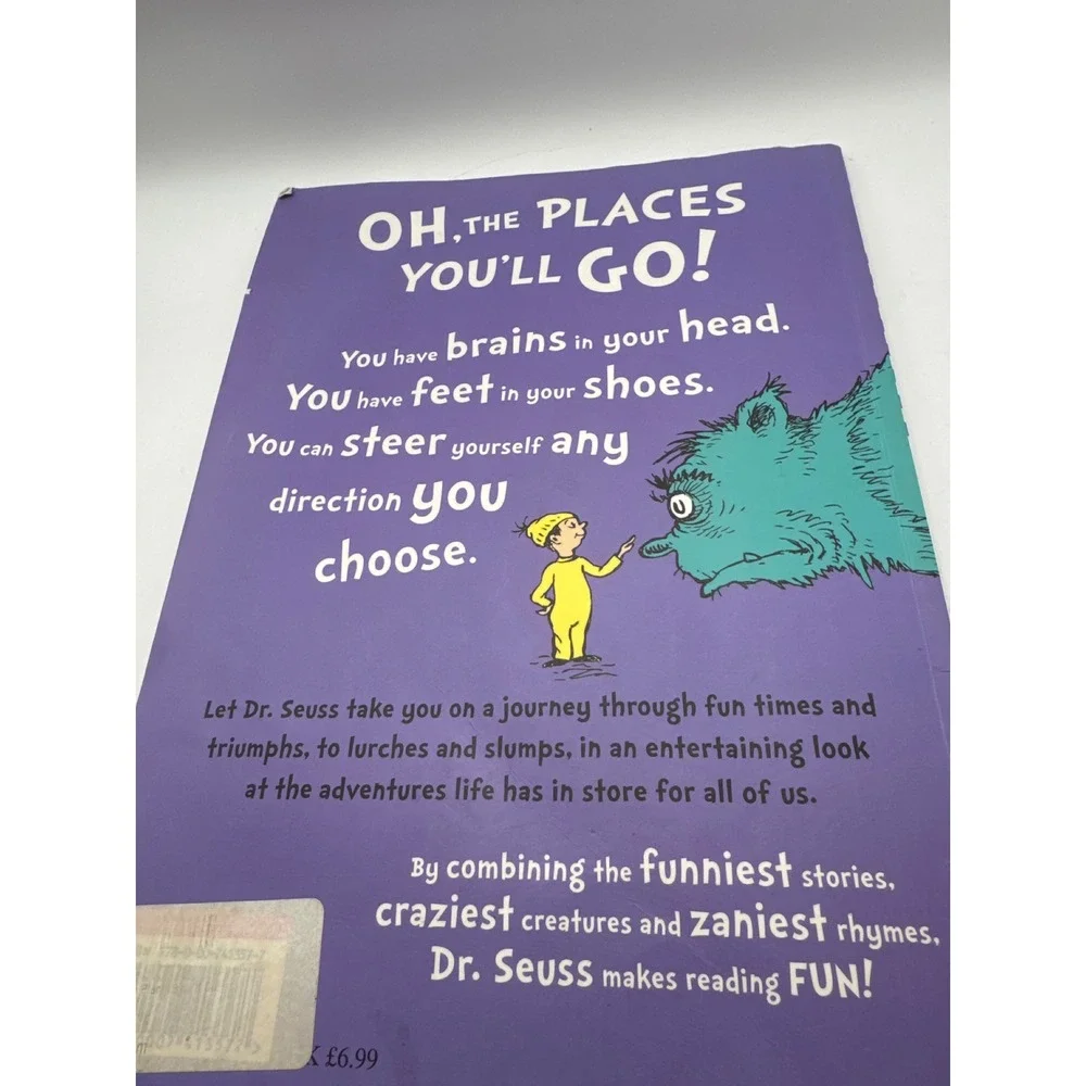 Dr Seuss‎ Oh The Places Youll Go Hardcover Book 1990 Edition